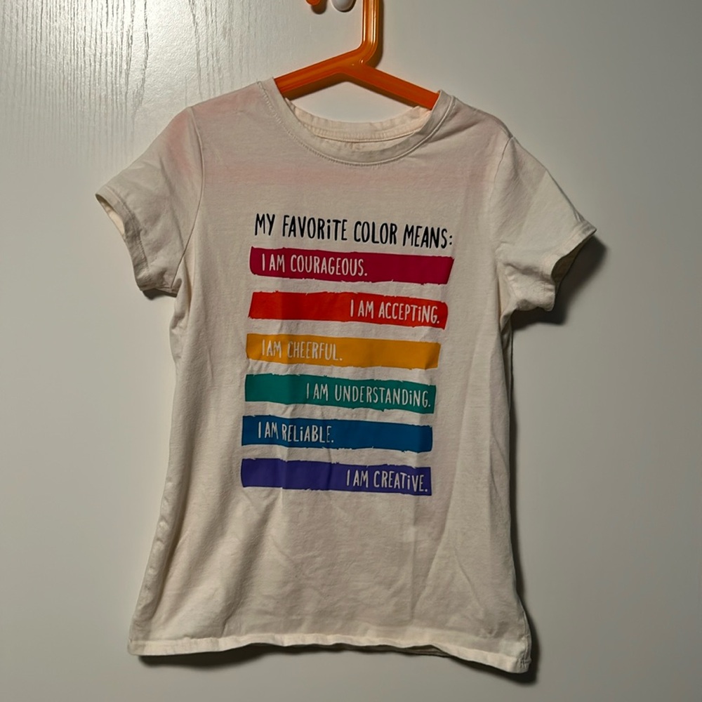 👧Girls LG 10/12 Cat & Jack T-Shirt. Measurements in Description.